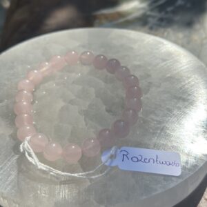 Rozenkwarts armband