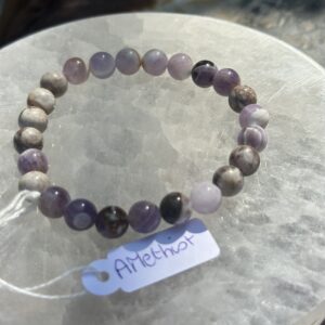 Chevron Amethist armband