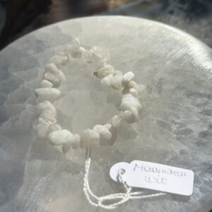 Maansteen wit armband